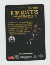 Load image into Gallery viewer, 2021-22 Ultra Rink Masters #30 of 30 RM Connor McDavid
