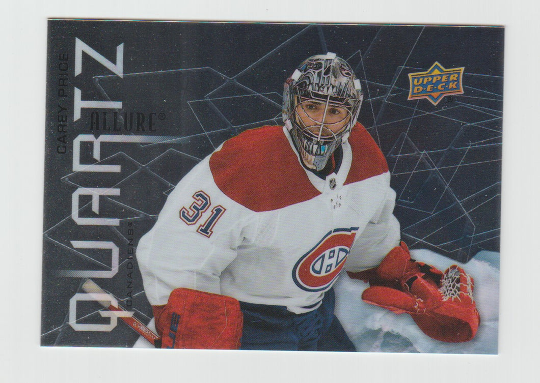 2021-22 Upper Deck Allure Quartz #AQ-CP Carey Price