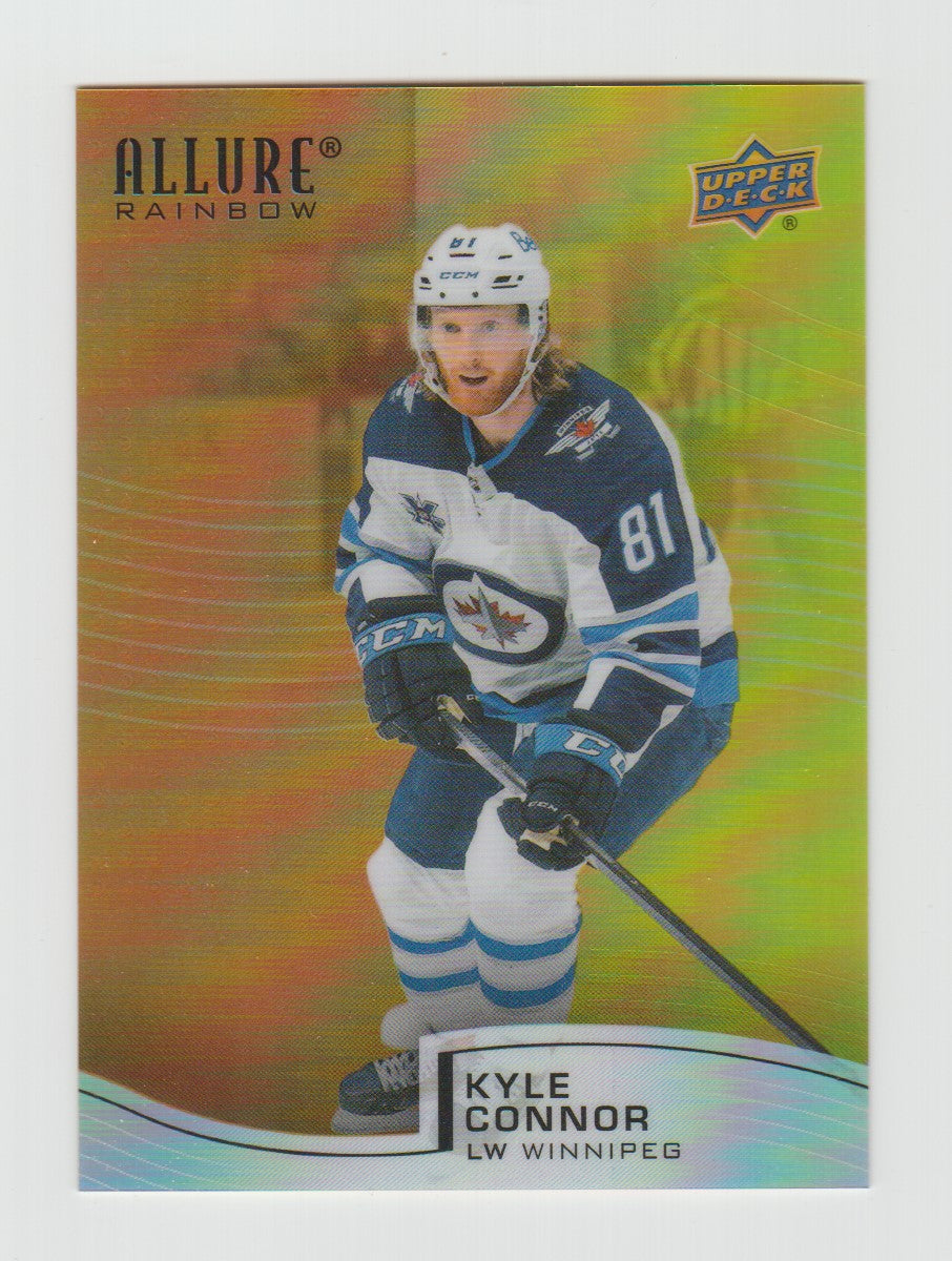 2021-22 Upper Deck Allure Rainbow Orange Yellow #R-80 Kyle Connor