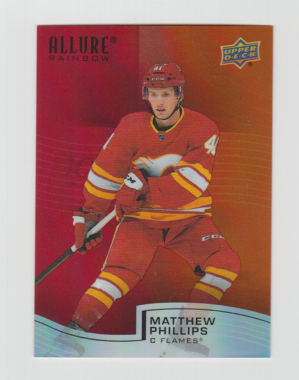 2021-22 Upper Deck Allure Rainbow Red Orange #R-39 Matthew Phillips