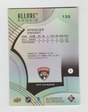 Load image into Gallery viewer, 2021-22 Upper Deck Allure Red Rainbow #135 Spencer Knight
