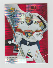 Load image into Gallery viewer, 2021-22 Upper Deck Allure Red Rainbow #135 Spencer Knight
