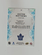 Load image into Gallery viewer, 2021-22 Upper Deck Ice Green #62 Auston Matthews
