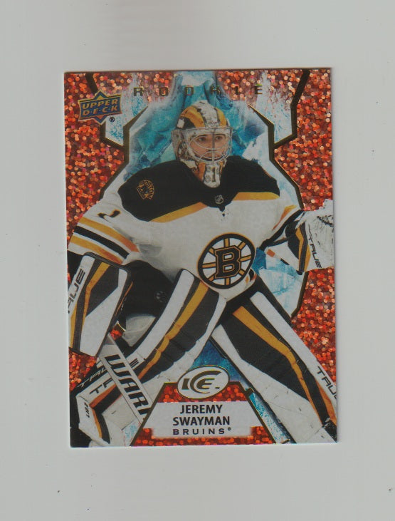 2021-22 Upper Deck Ice Orange #141 Jeremy Swayman