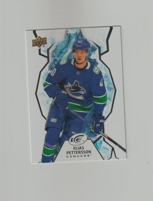 2021-22 Upper Deck Ice #41 Elias Pettersson