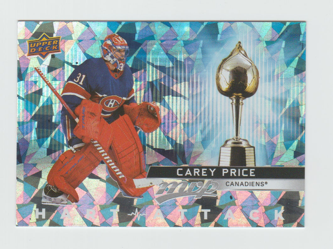 2021-22 Upper Deck MVP Hart Attack #HA-20 Carey Price