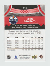 Load image into Gallery viewer, 2021-22 Upper Deck MVP Red #210 Leon Draisaitl
