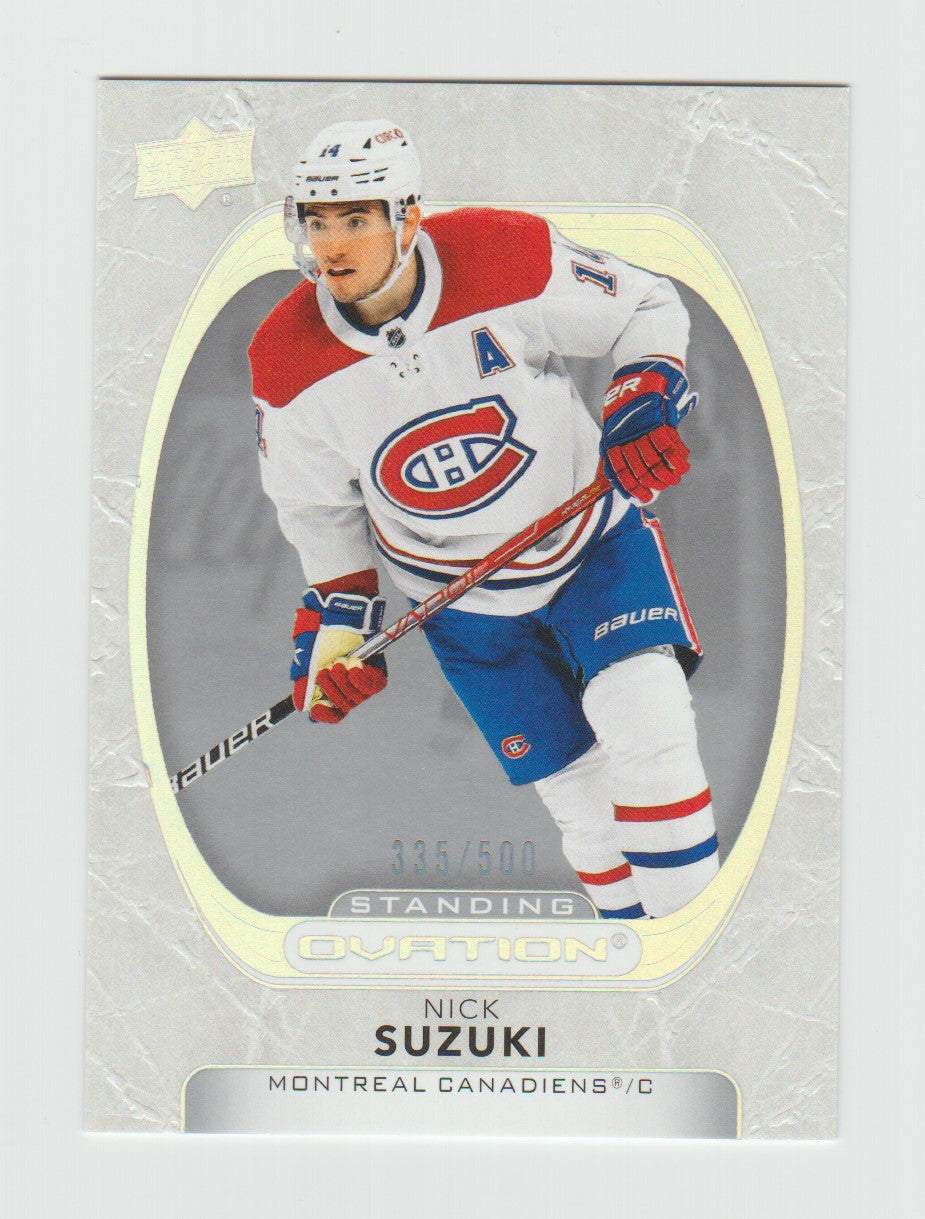 2021-22 Upper Deck Ovation Standing Ovation #82 Nick Suzuki