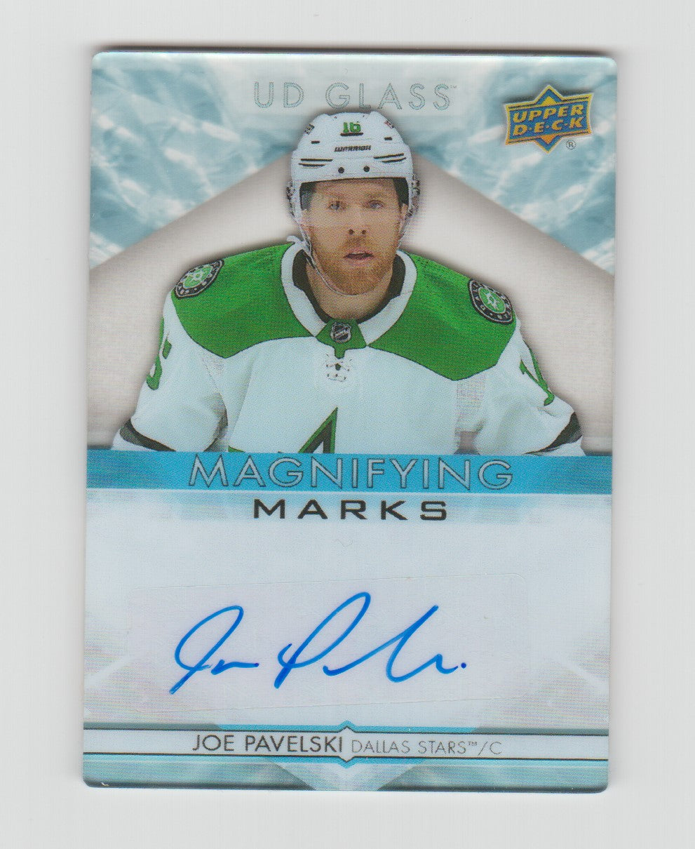 2021-22 Upper Deck Ovation UD Glass Magnifying Marks #MM-JP Joe Pavelski