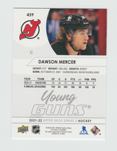 Load image into Gallery viewer, 2021-22 Upper Deck Young Guns #459 Dawson Mercer
