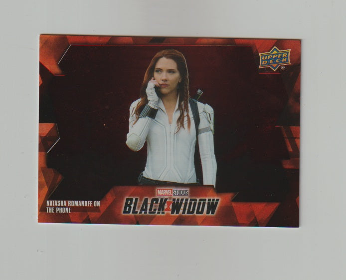 2021 Black Widow High Series Tier 2 #72 Natasha Romanoff on Phone