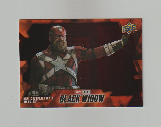 2021 Black Widow High Series Tier 2 #75 Alexei Shostakov Showed off his Suit