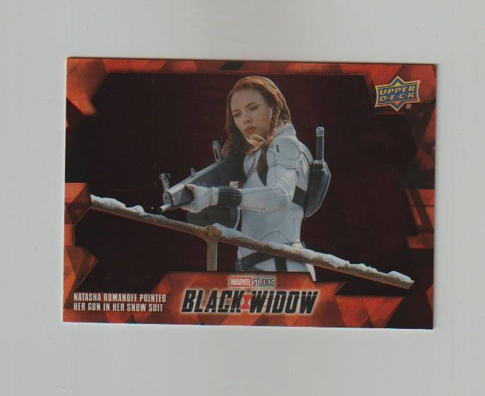 2021 Black Widow High Series Tier 2 #76 Natasha Romanoff Snowsuit and Gun