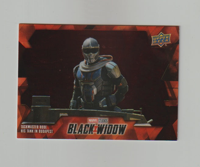 2021 Black Widow SP #30 Taskmaster's Attack