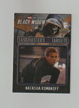 Load image into Gallery viewer, 2021 Black Widow Taskmaster&#39;s Targets #TT-1 Natasha Romanoff
