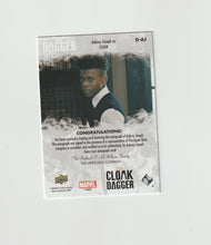 Load image into Gallery viewer, 2021 Cloak &amp; Dagger Season 1 Dagger Autographs #D-AJ Aubrey Joseph as Cloak
