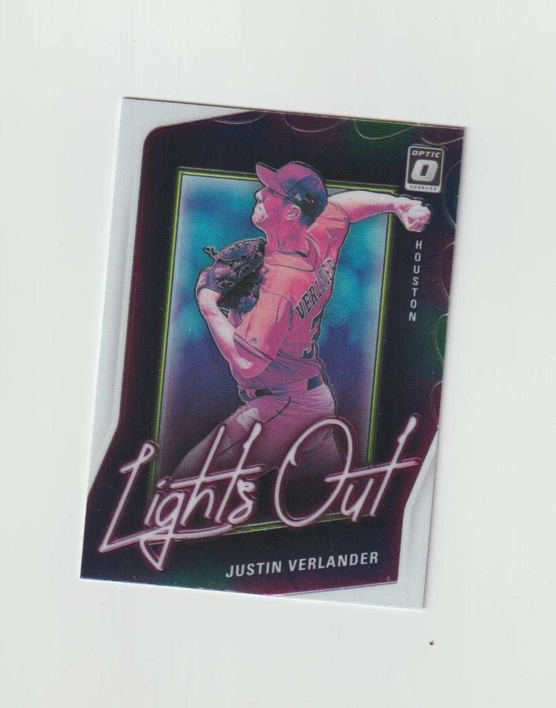 2021 Donruss Optic Lights Out #LO10 Justin Verlander