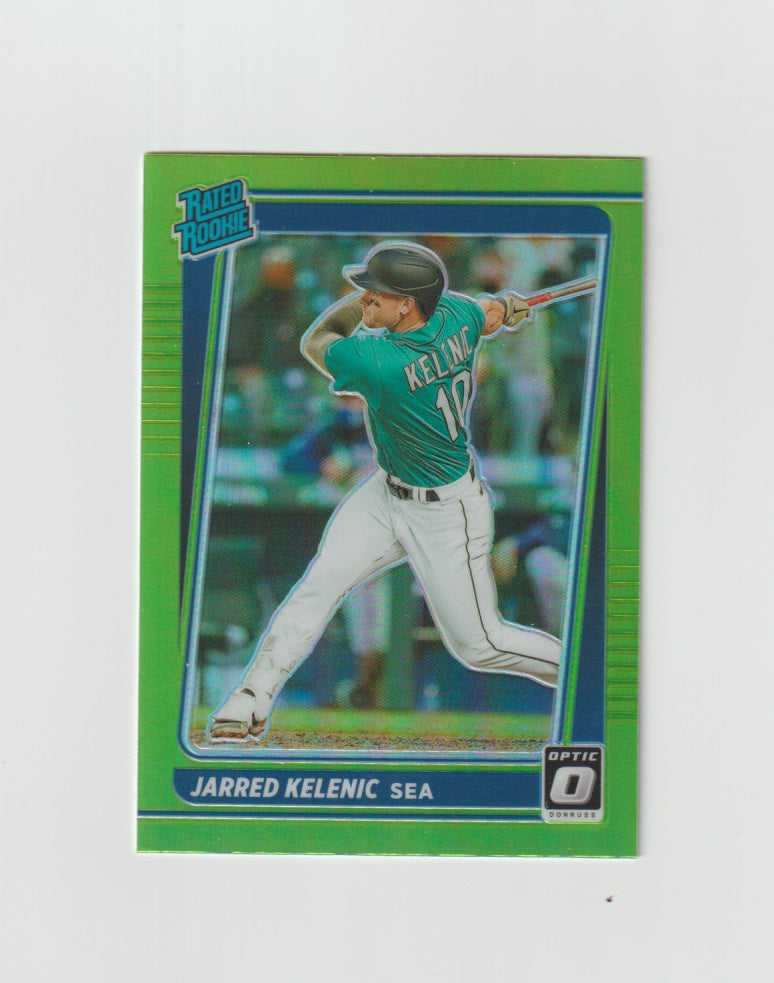 2021 Donruss Optic Lime Green #135 Jarred Kelenic