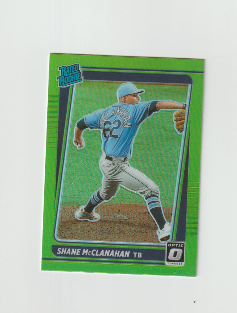 2021 Donruss Optic Lime Green #78 Shane McClanahan