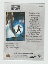 Load image into Gallery viewer, 2021 James Bond Villains &amp; Henchmen Autographs #MD Maryam D&#39;Abo as Kara Milovy
