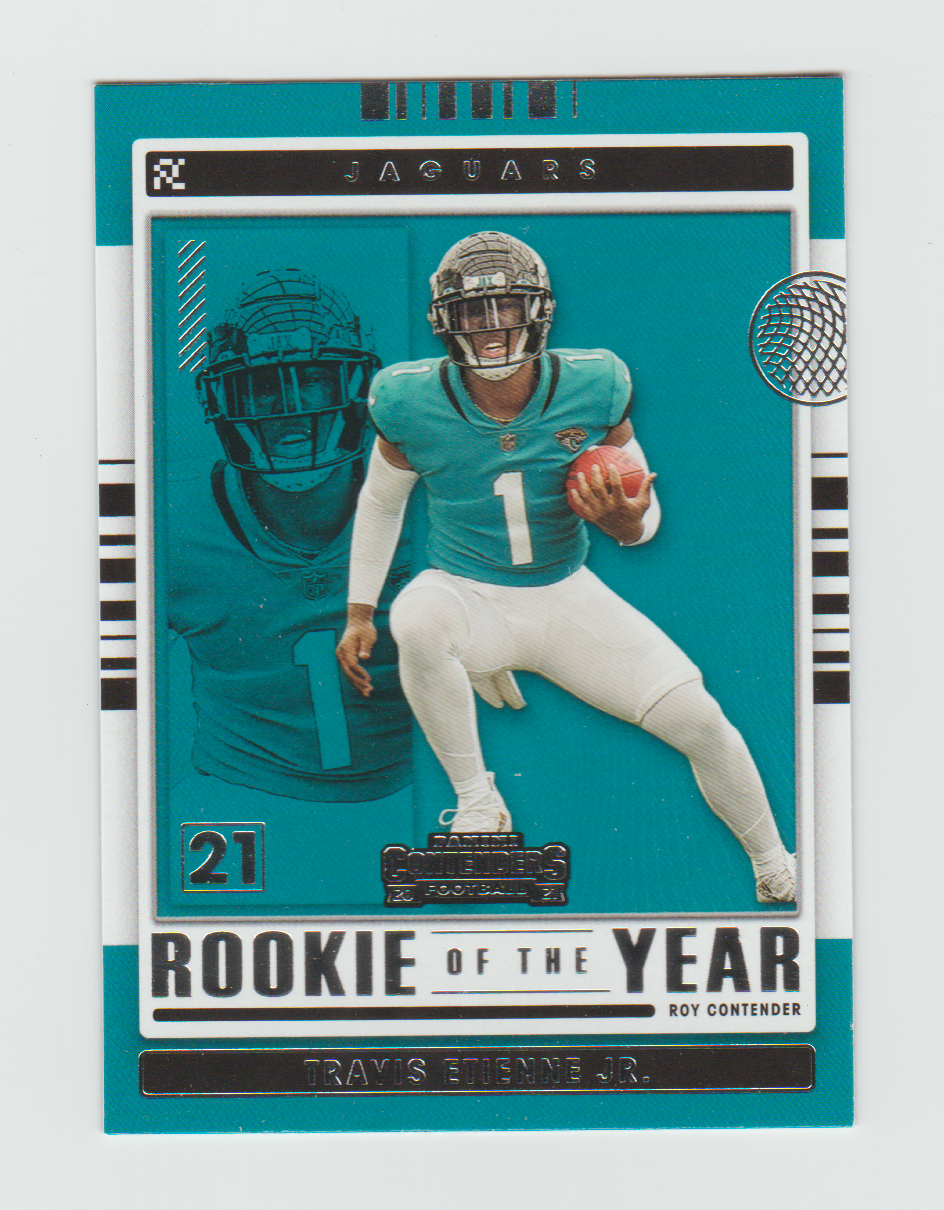 2021 Panini Contenders Rookie of the Year Contenders #ROY-TET Travis Etienne Jr.