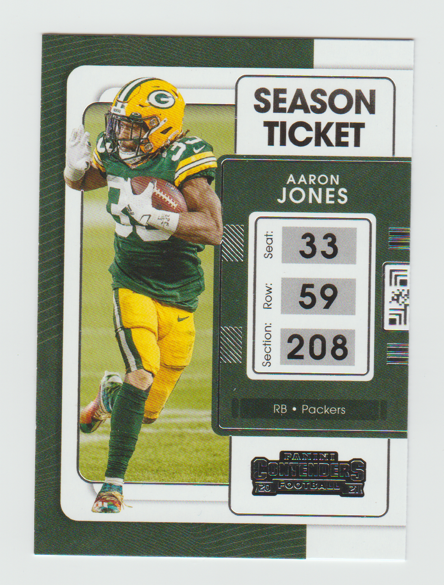 2021 Panini Contenders #36 Aaron Jones