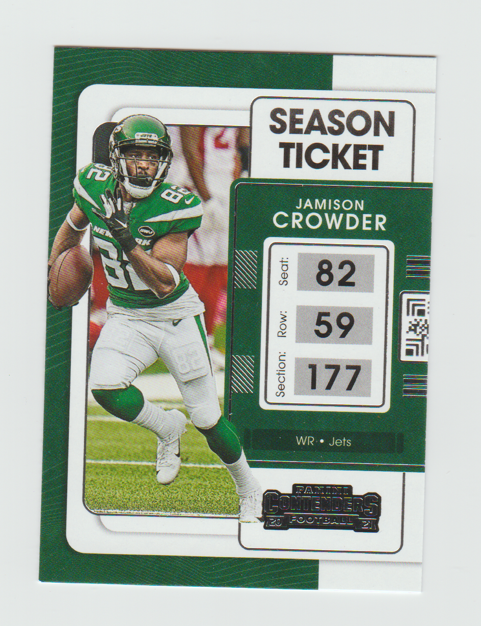 2021 Panini Contenders #78 Jamison Crowder