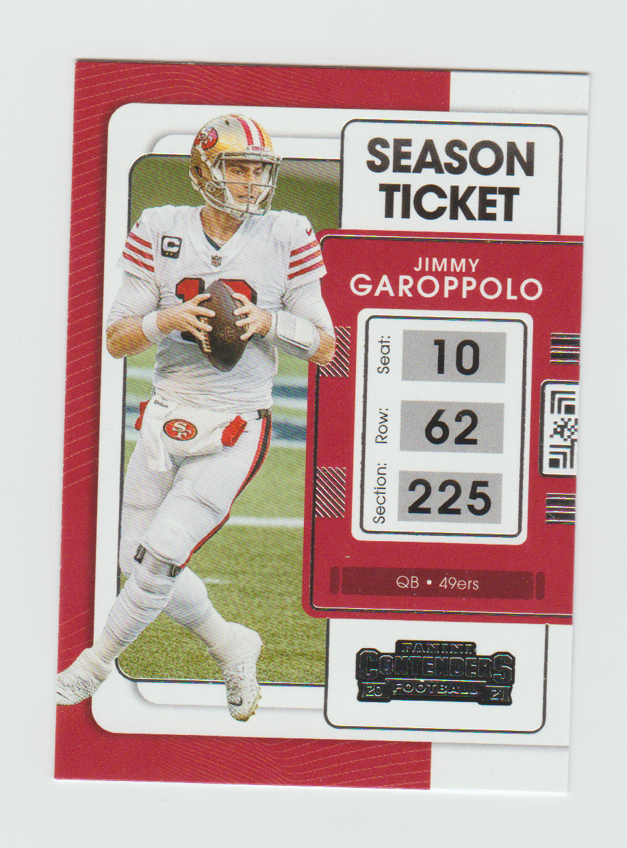 2021 Panini Contenders #88 Jimmy Garoppolo