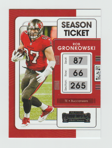 2022 Panini Contenders Season Ticket #93 Tom Brady Tampa Bay Buccaneers