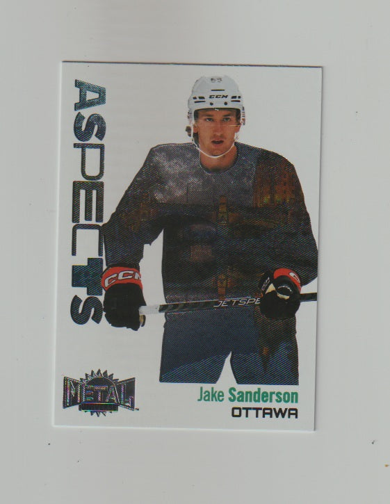 2022-23 Metal Universe Aspects #A-24 Jake Sanderson