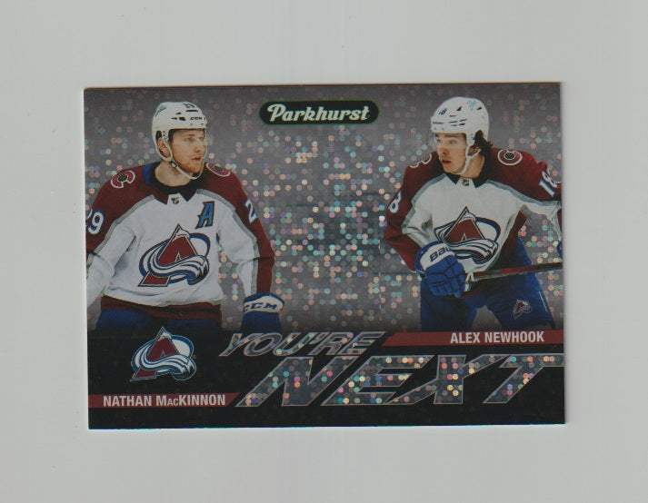 2022-23 Parkhurst You're Next #YN-2 Nathan MacKinnon & Alex Newhook