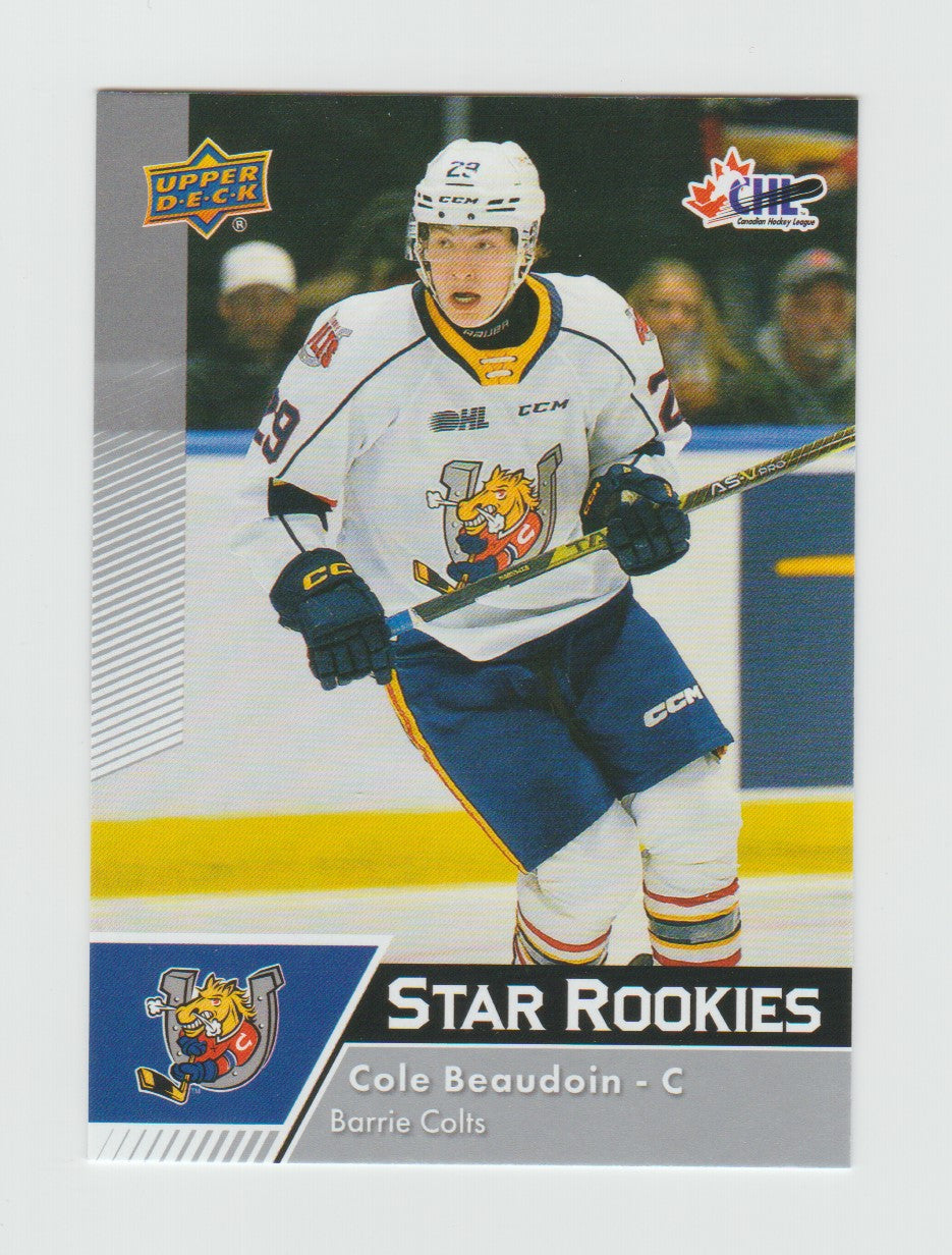 2022-23 Upper Deck CHL Star Rookies #371 Cole Beaudoin
