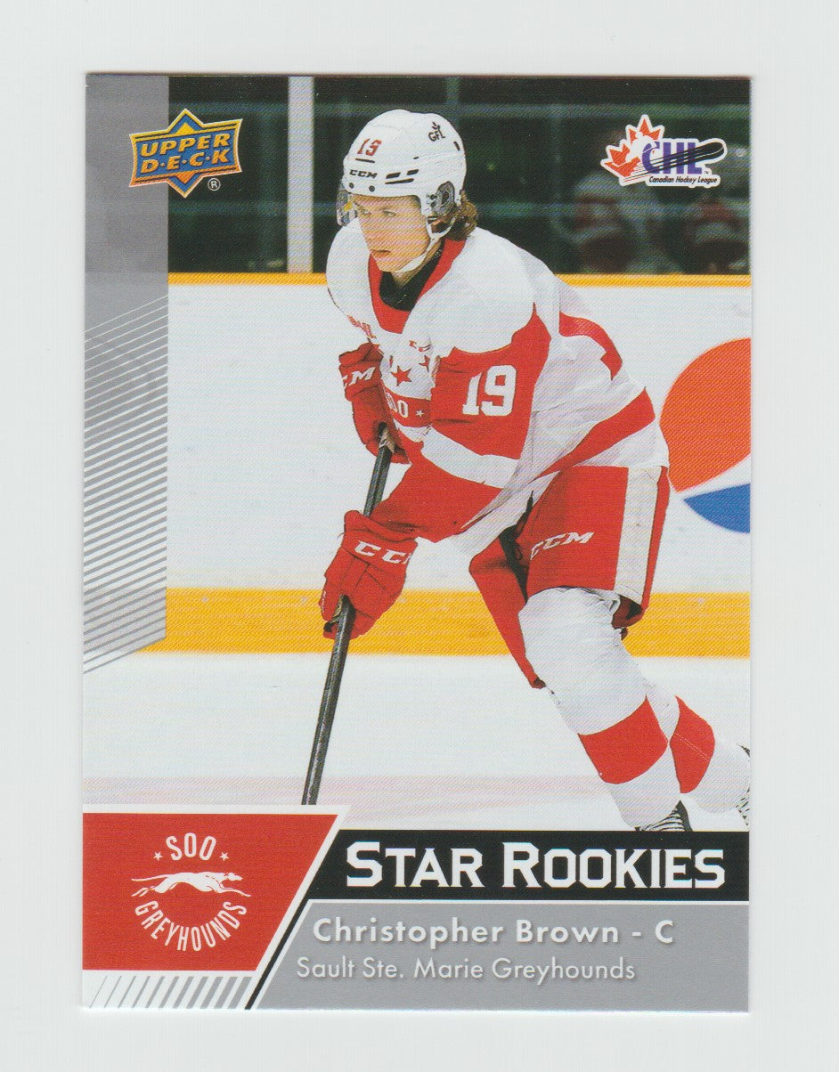 2022-23 Upper Deck CHL Star Rookies #400 Christopher Brown