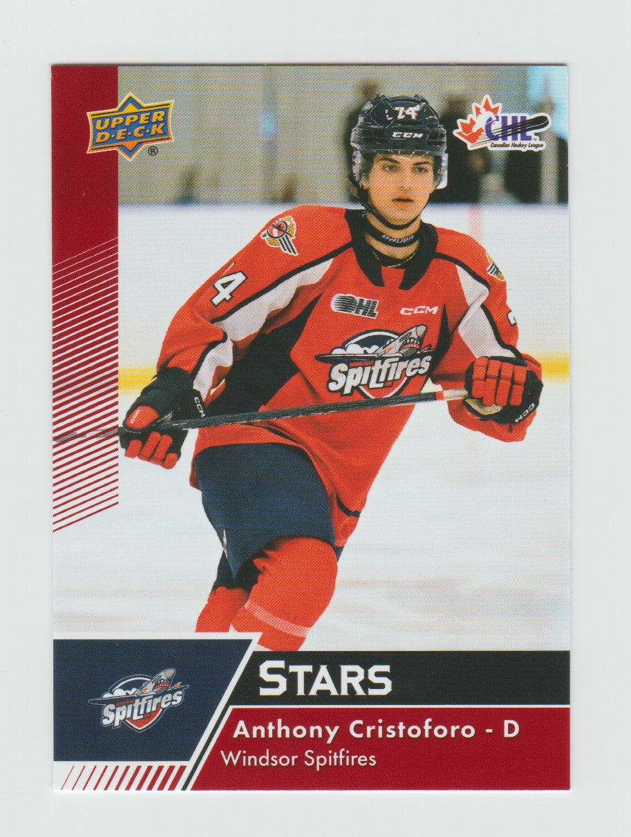 2022-23 Upper Deck CHL Stars #305 Anthony Cristoforo