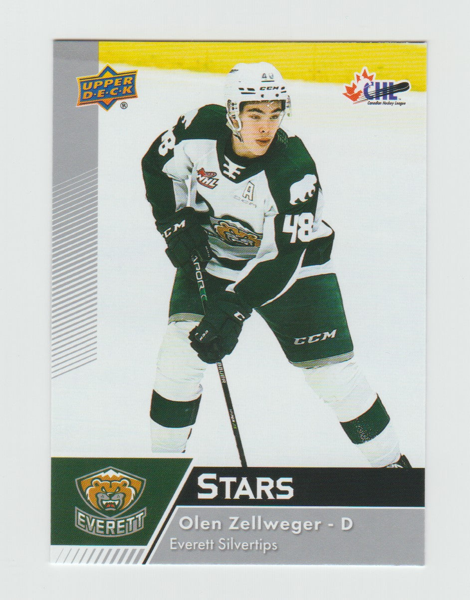 2022-23 Upper Deck CHL Stars #321 Olen Zellweger