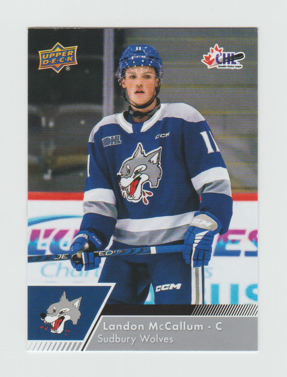 2022-23 Upper Deck CHL #141 London McCallum