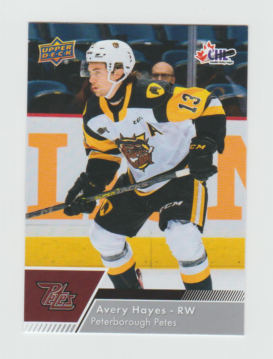 2022-23 Upper Deck CHL #191 Avery Hayes