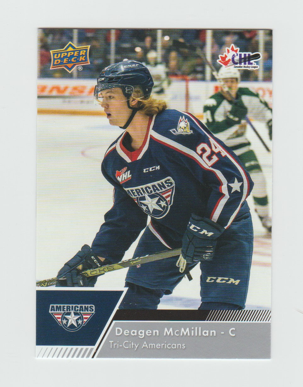 2022-23 Upper Deck CHL #5 Deagen McMillan