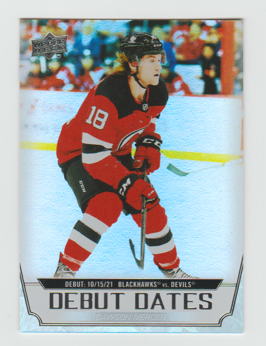 2022-23 Upper Deck Debut Dates #DD-22 Dawson Mercer