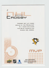 Load image into Gallery viewer, 2022-23 Upper Deck MVP 20th Anniversary #2 Sidney Crosby
