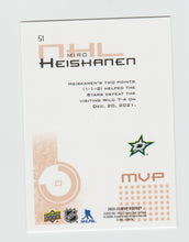 Load image into Gallery viewer, 2022-23 Upper Deck MVP 20th Anniversary #51 Miro Heiskanen
