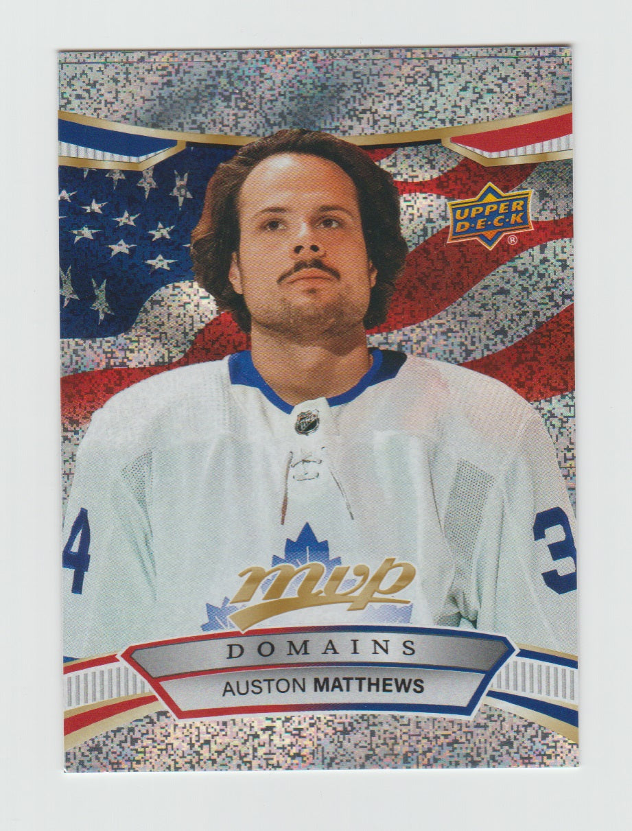 2022-23 Upper Deck MVP Domains Gold #NA-2 Auston Matthews