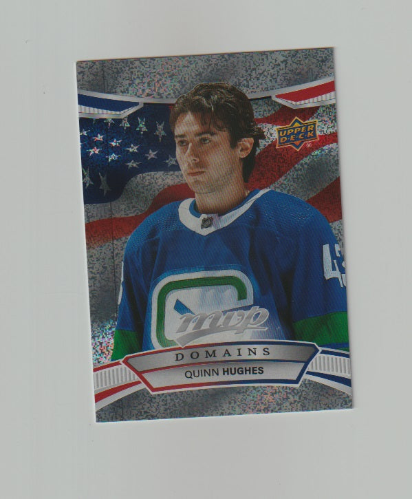 2022-23 Upper Deck MVP Domains #NA-28 Quinn Hughes