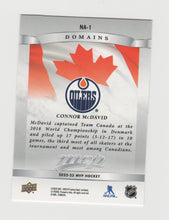 Load image into Gallery viewer, 2022-23 Upper Deck MVP Domains #NA-1 Connor McDavid
