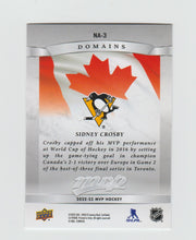 Load image into Gallery viewer, 2022-23 Upper Deck MVP Domains #NA-3 Sidney Crosby
