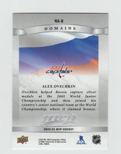 Load image into Gallery viewer, 2022-23 Upper Deck MVP Domains #NA-8 Alex Ovechkin
