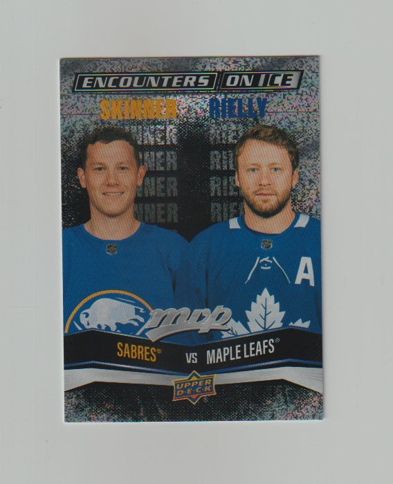 2022-23 Upper Deck MVP Encounters on Ice #EI-12 Morgan Rielly & Jeff Skinner