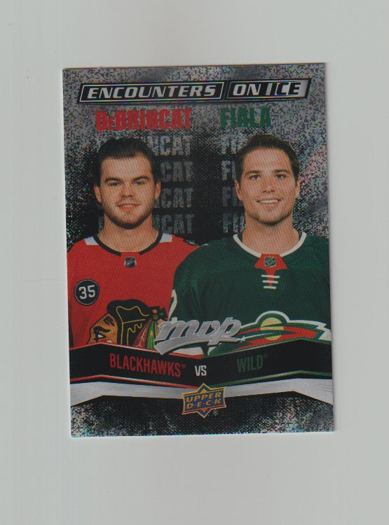 2022-23 Upper Deck MVP Encounters on Ice #EI-17 Alex DeBrincat & Kevin Fiala