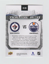 Load image into Gallery viewer, 2022-23 Upper Deck MVP Encounters On Ice #EI-20 Mark Scheifele &amp; Leon Draisaitl
