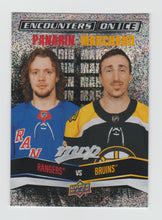 Load image into Gallery viewer, 2022-23 Upper Deck MVP Encounters On Ice #EI-3 Artemi Panarin &amp; Brad Marchand
